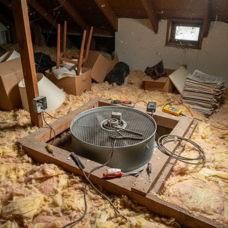 Attic Fan Repair detail
