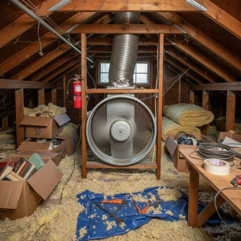 Local Attic Fan Repair pros at work